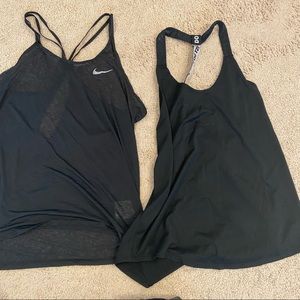 Women’s Nike Black tanks - Medium